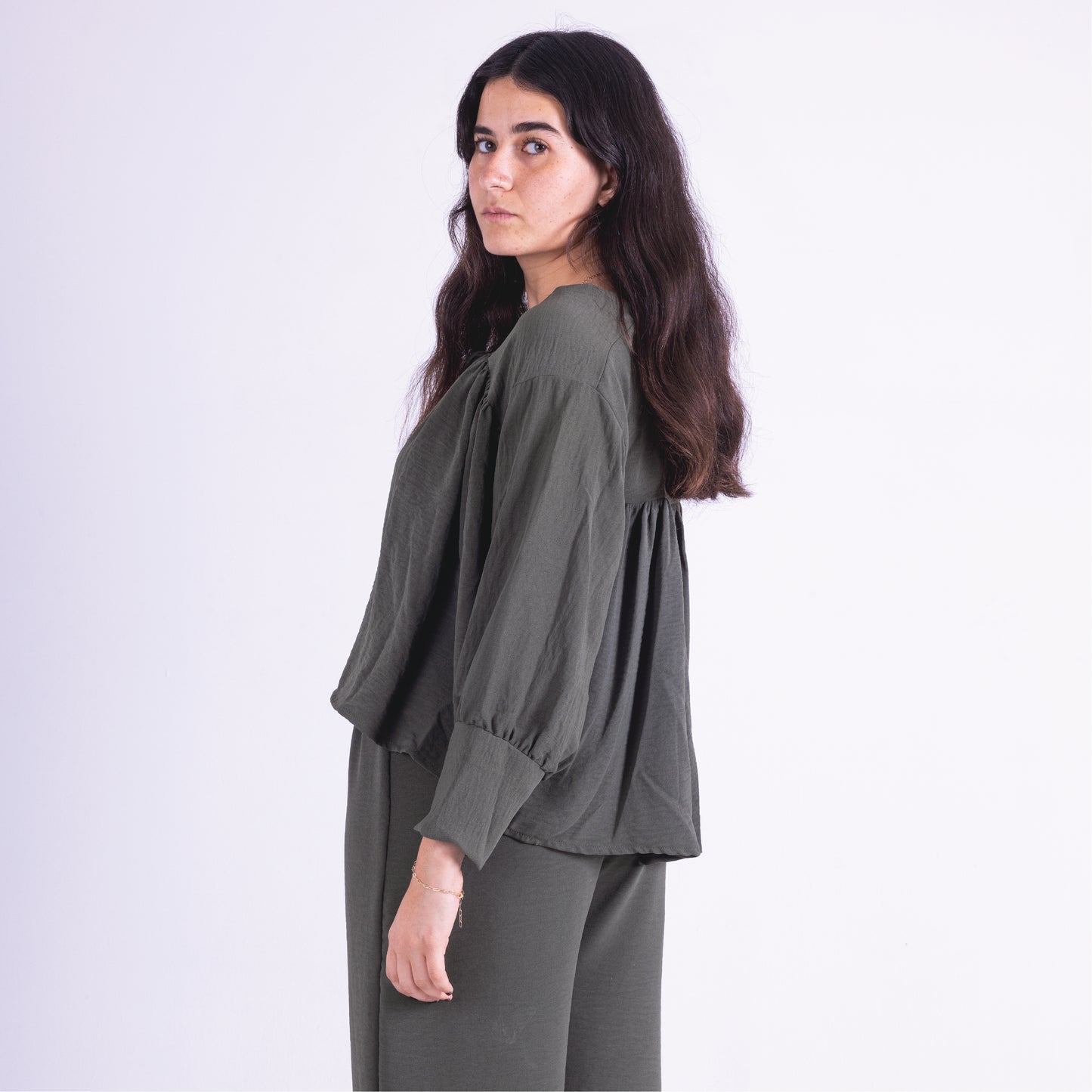 Cozy ensemble Dark Olive Green