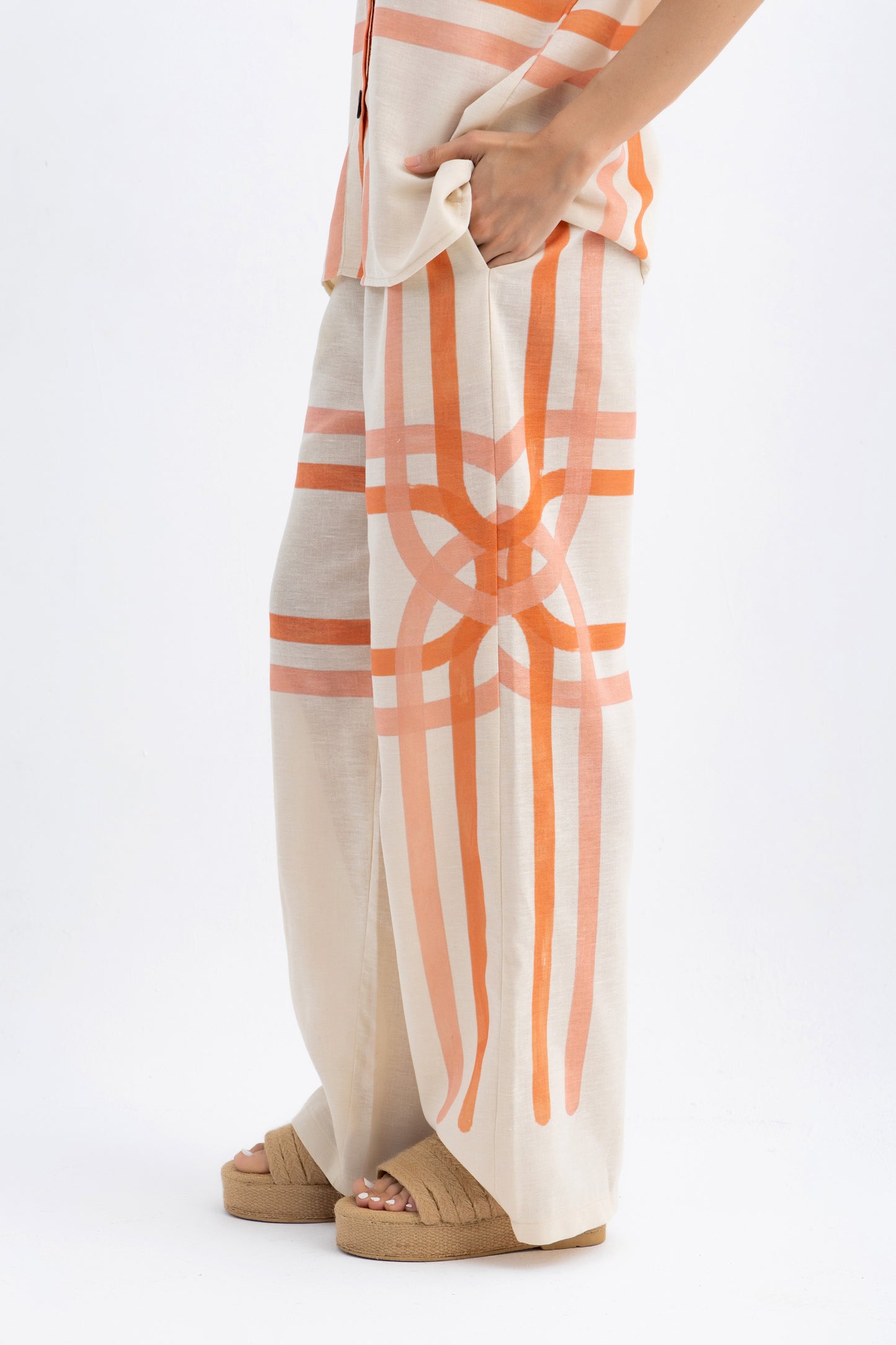 Noot print linen set