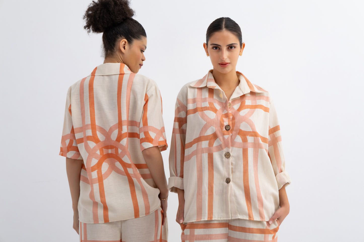 Noot print linen set