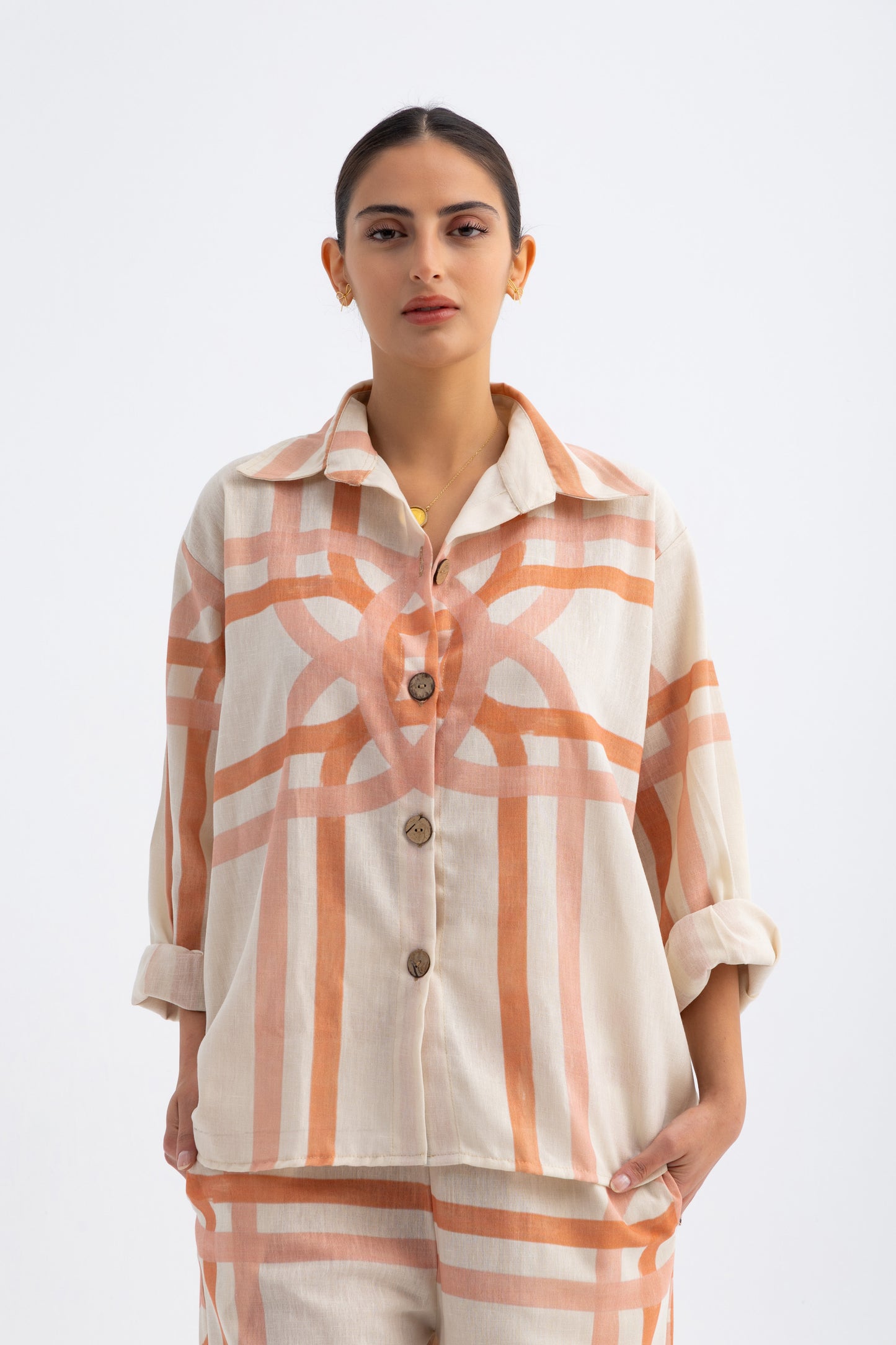 Noot print linen set