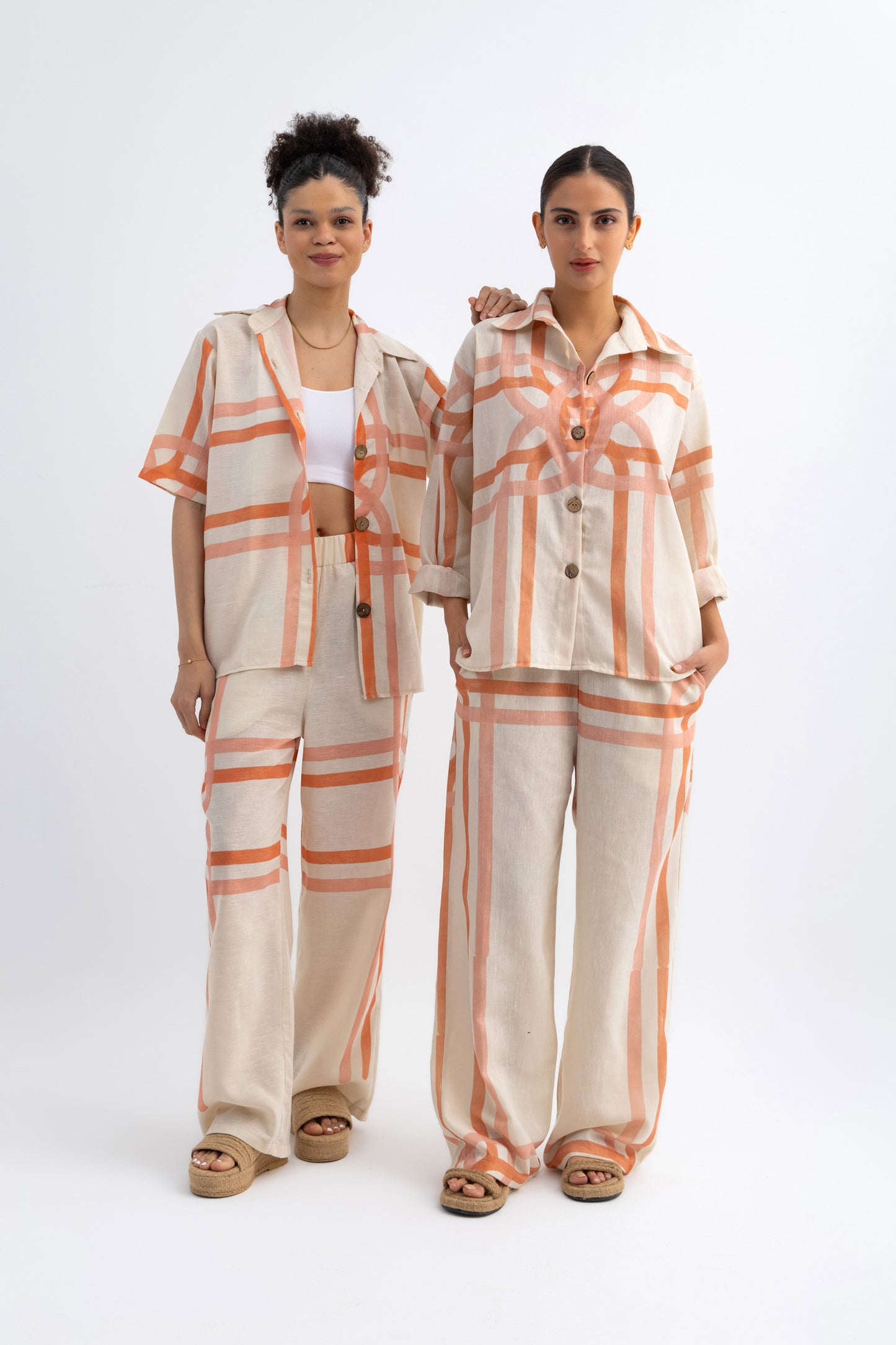 Noot print linen set