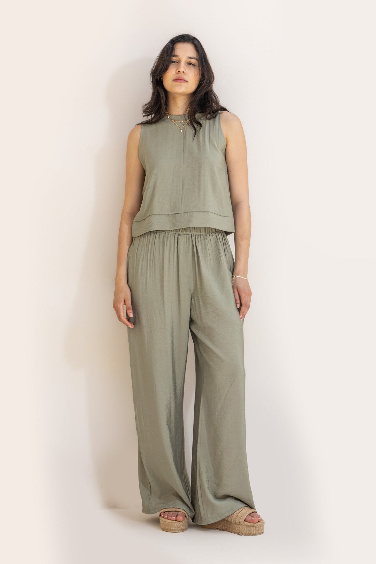 Silky Pants Moss