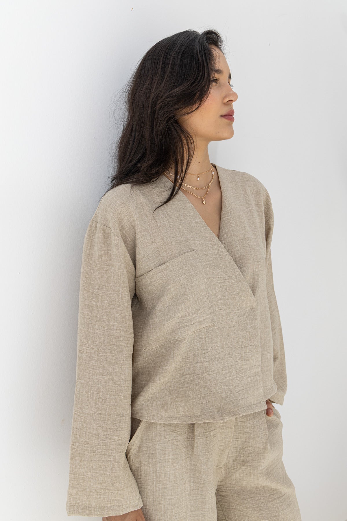 Airy Shirt Beige