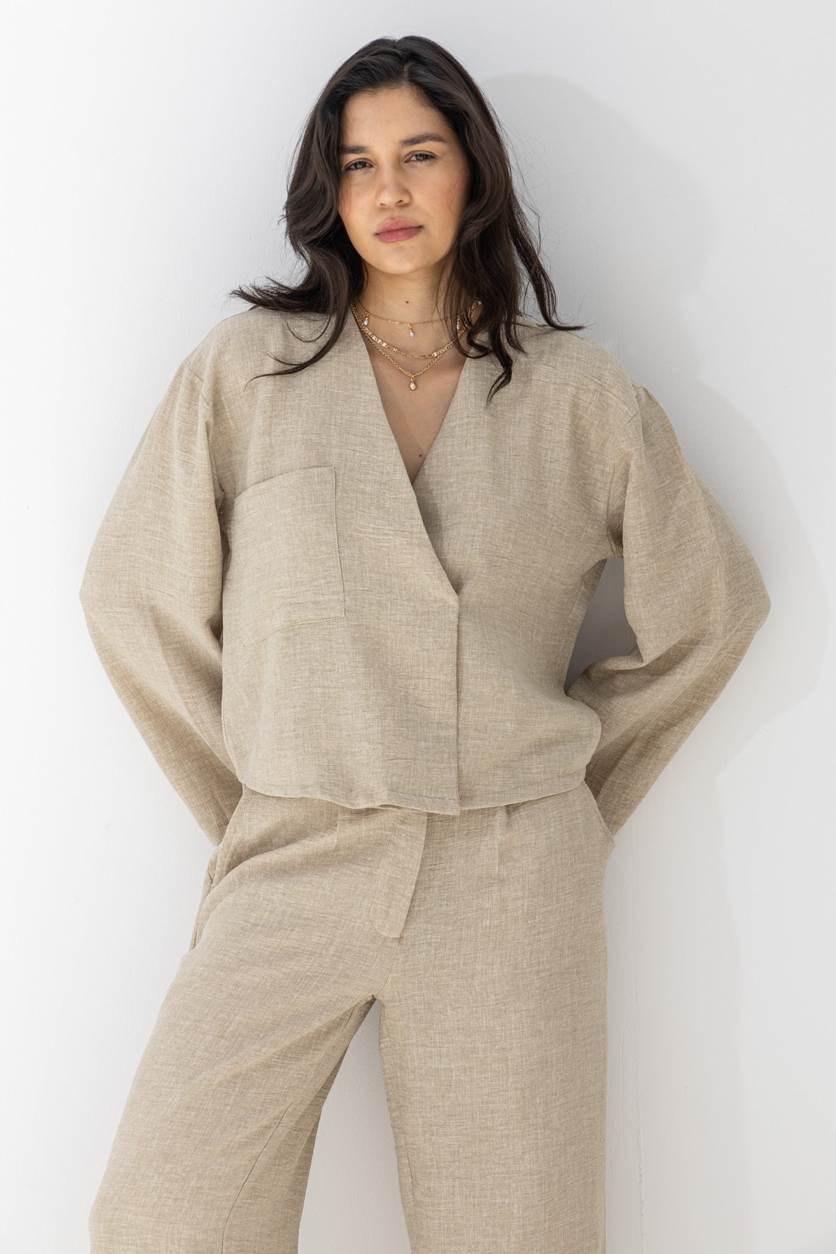 Airy Shirt Beige