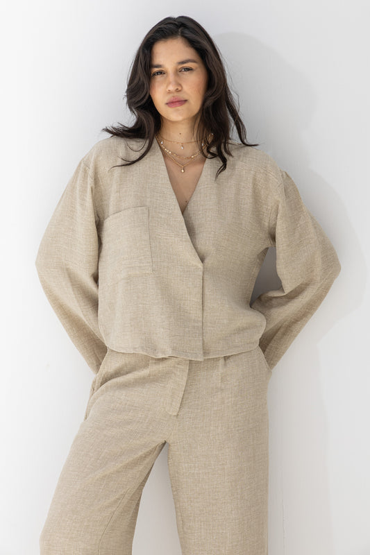 Airy Shirt Beige