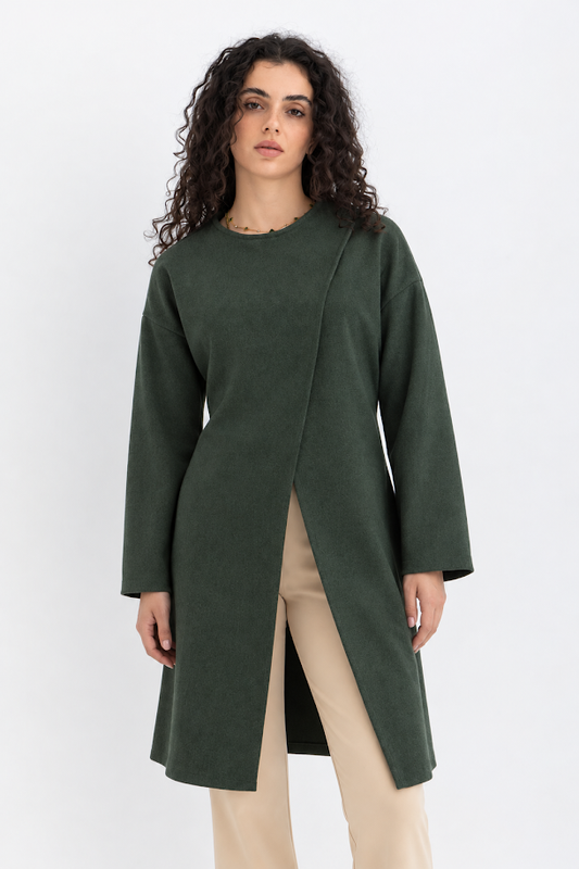 Cozy Cape in Dark Green
