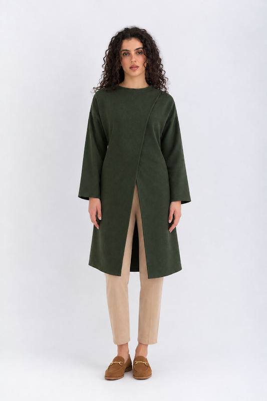 Cozy Cape in Dark Green