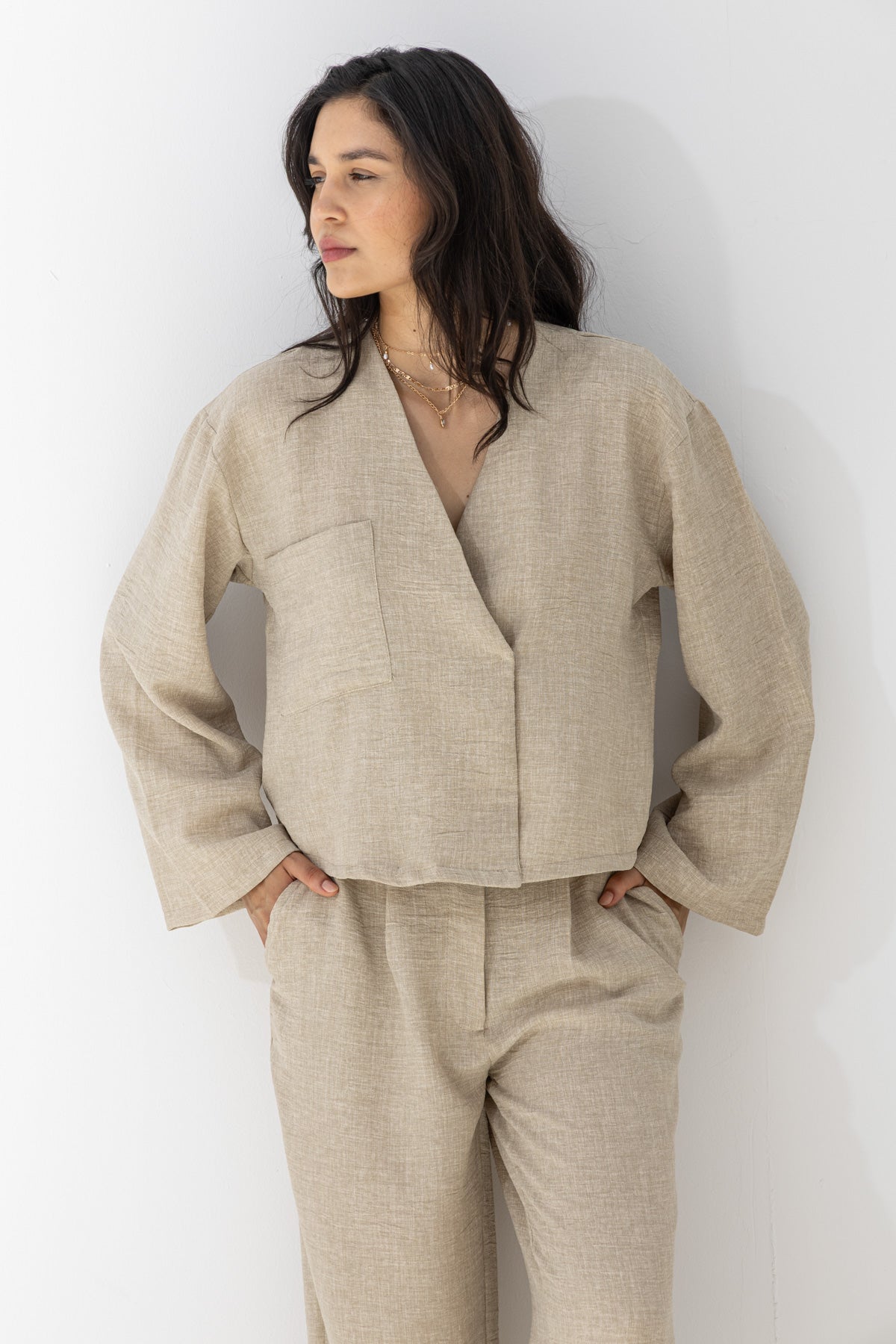 Airy Shirt Beige