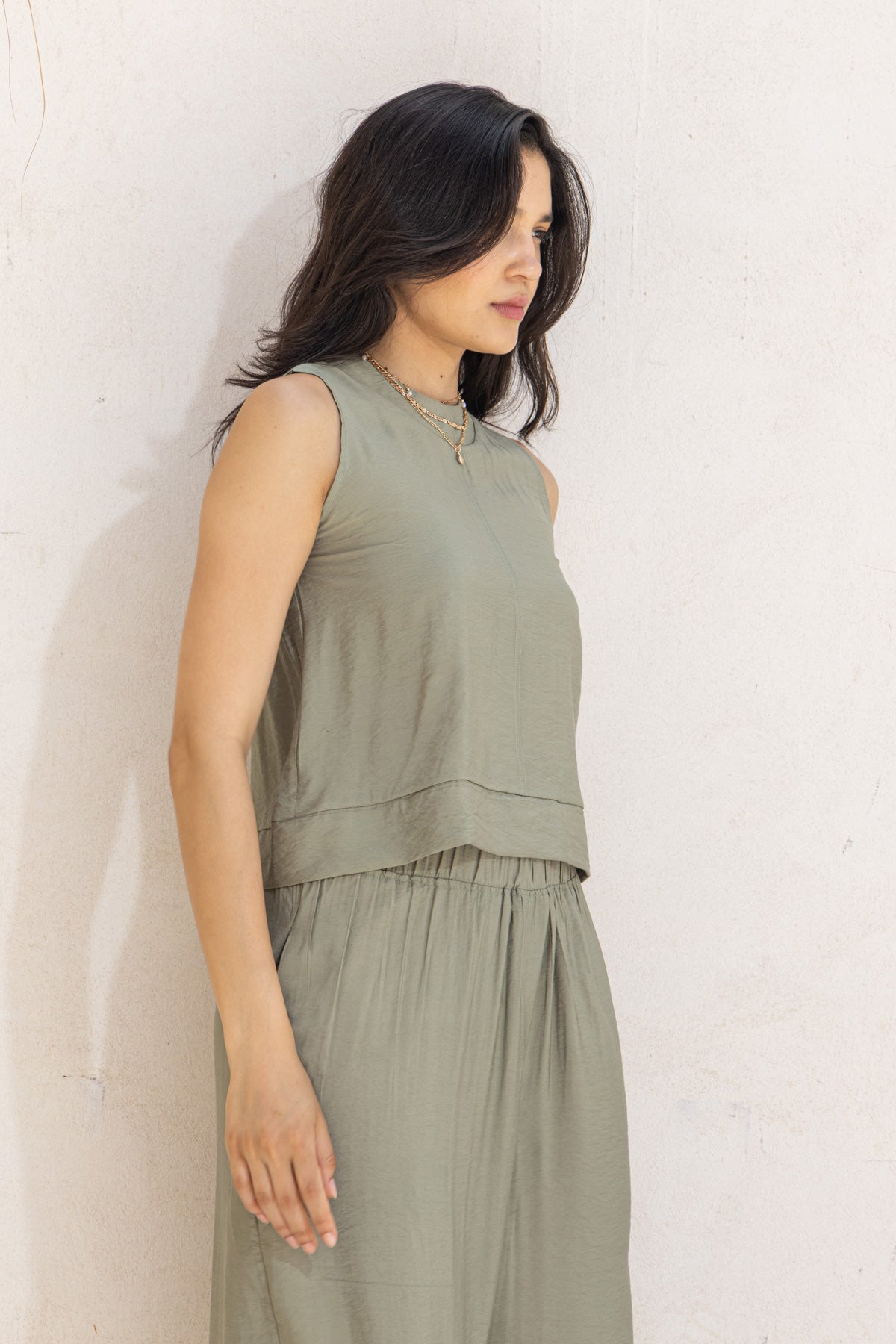 Silky Shirt Moss