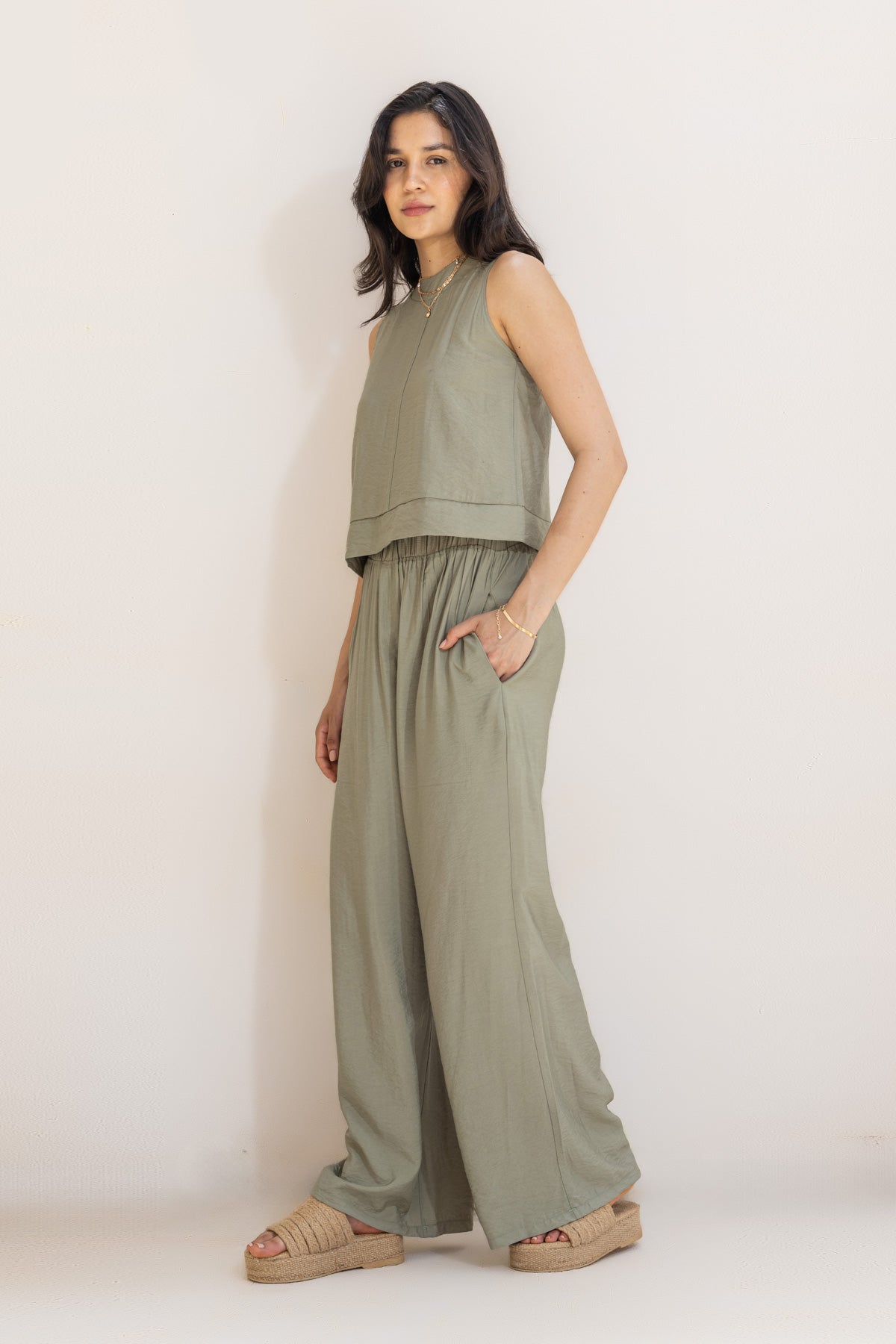 Silky Pants Moss