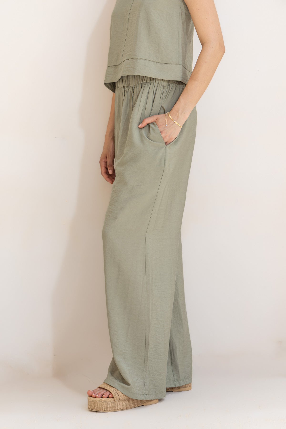 Silky Pants Moss