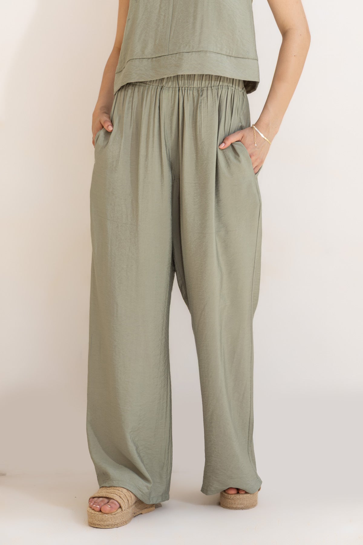 Silky Pants Moss
