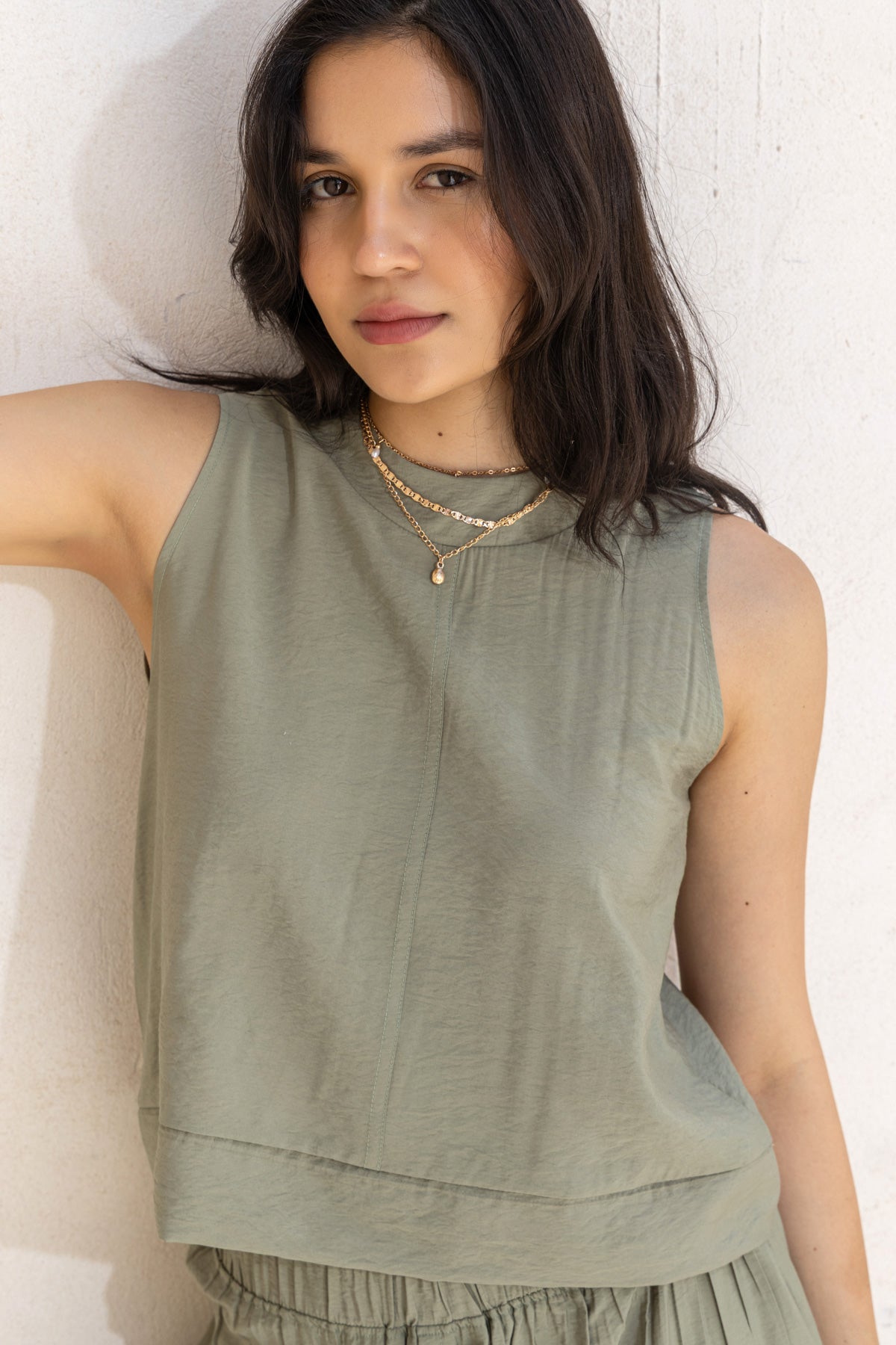 Silky Shirt Moss