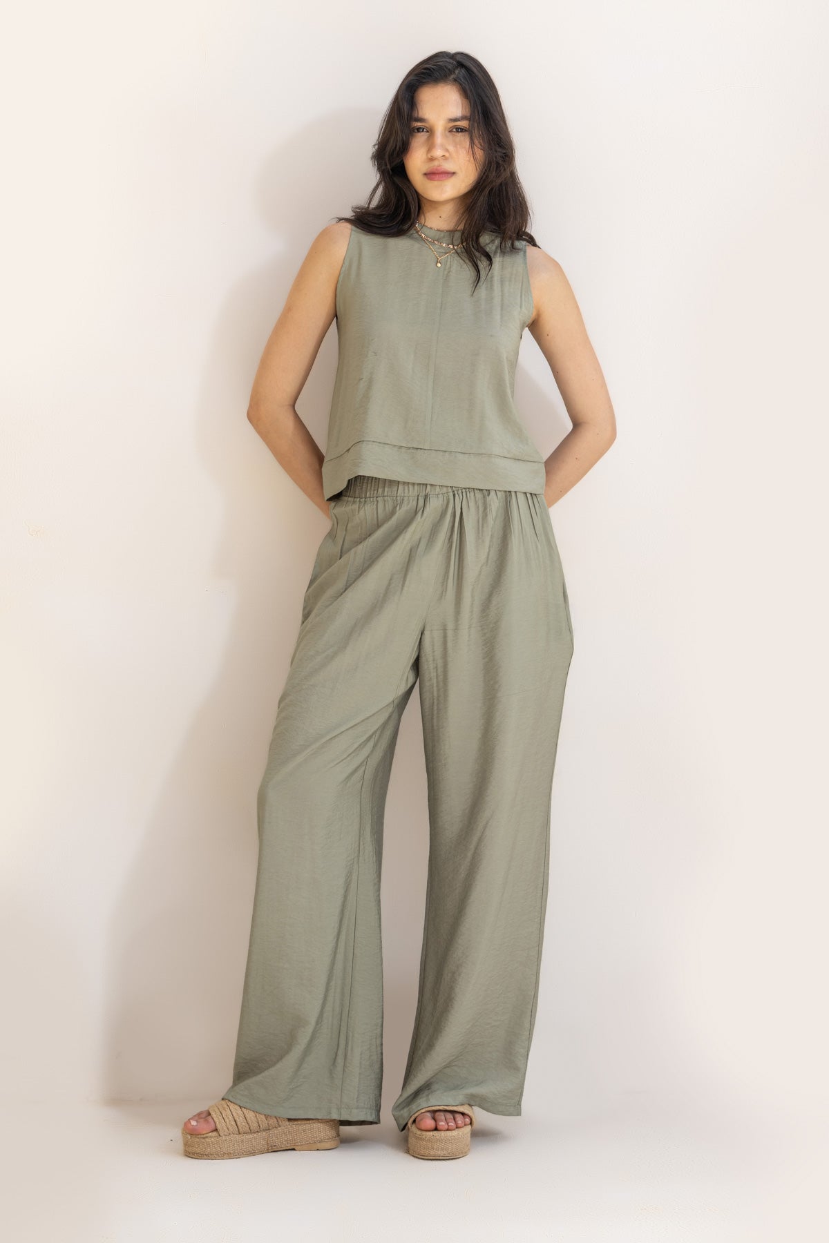 Silky Pants Moss