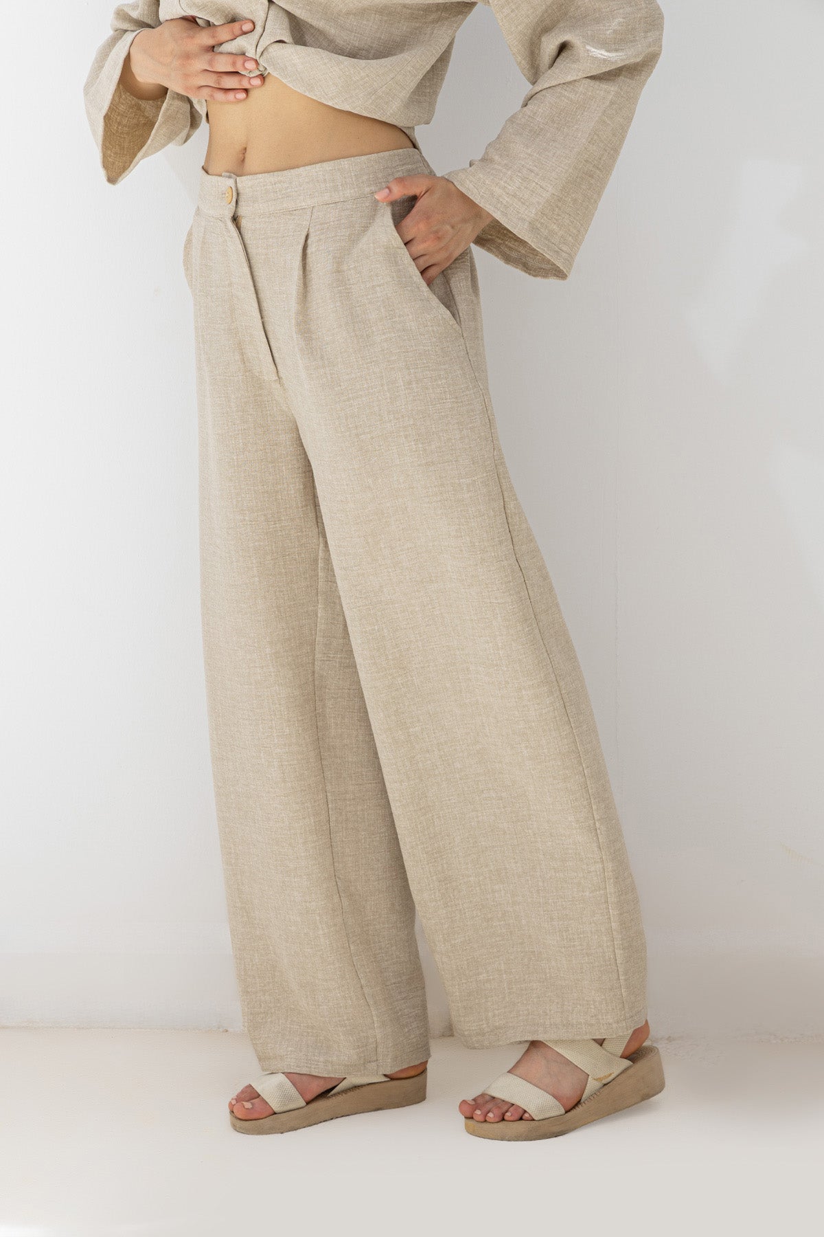 Airy Pants Beige