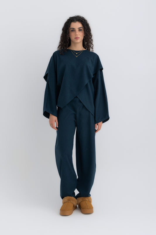 The Cross Set in Prussian Blue