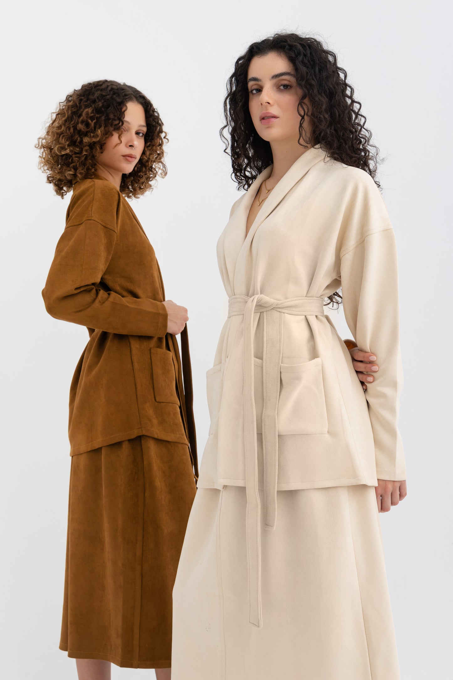 Mohair Ensemble in Brown