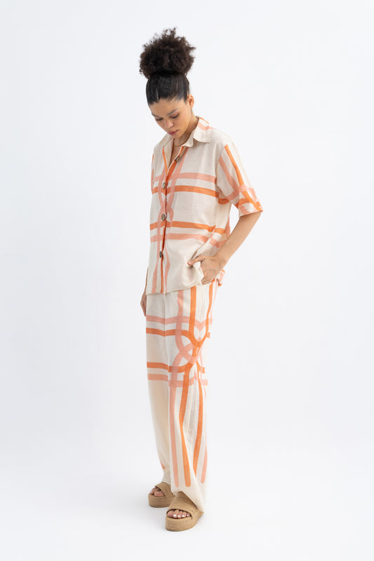 Noot print linen set