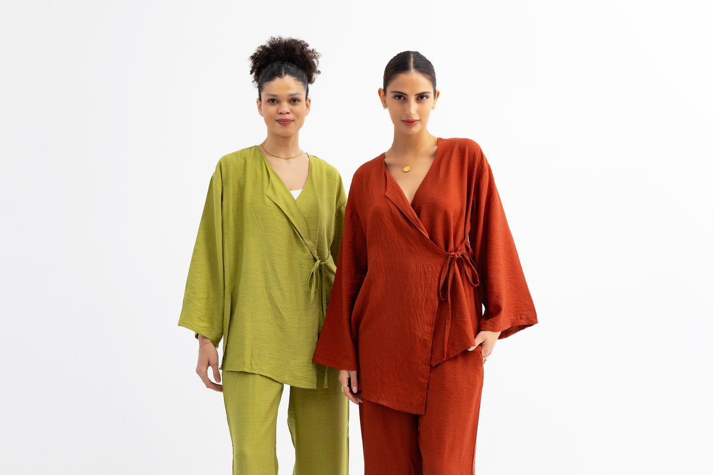 Casual Knot Set Apple green