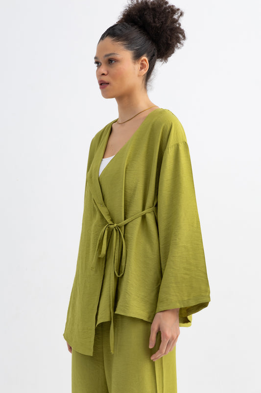 Casual Knot Set Apple green