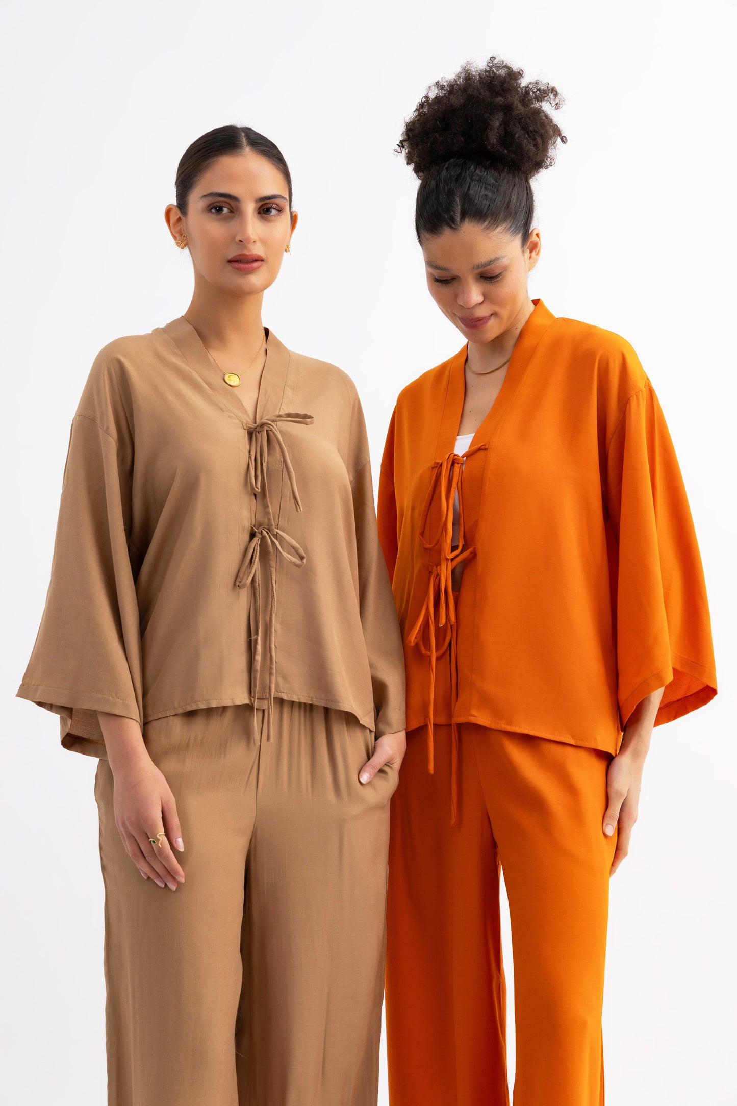 The basic knot summer set Beige